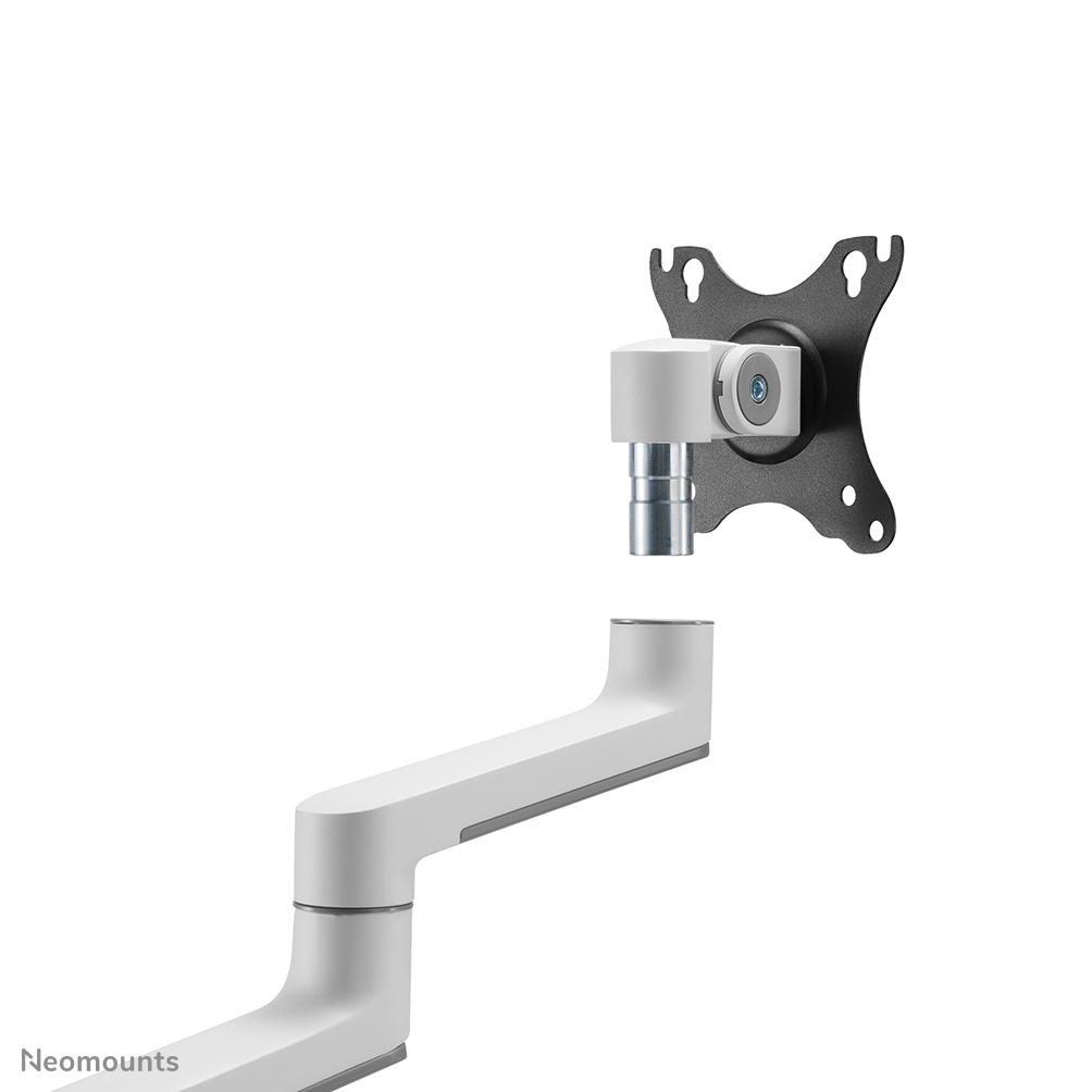 Neomounts  Full Motion Monitor Arm Desk Mount For 17-27in Two Screens - White