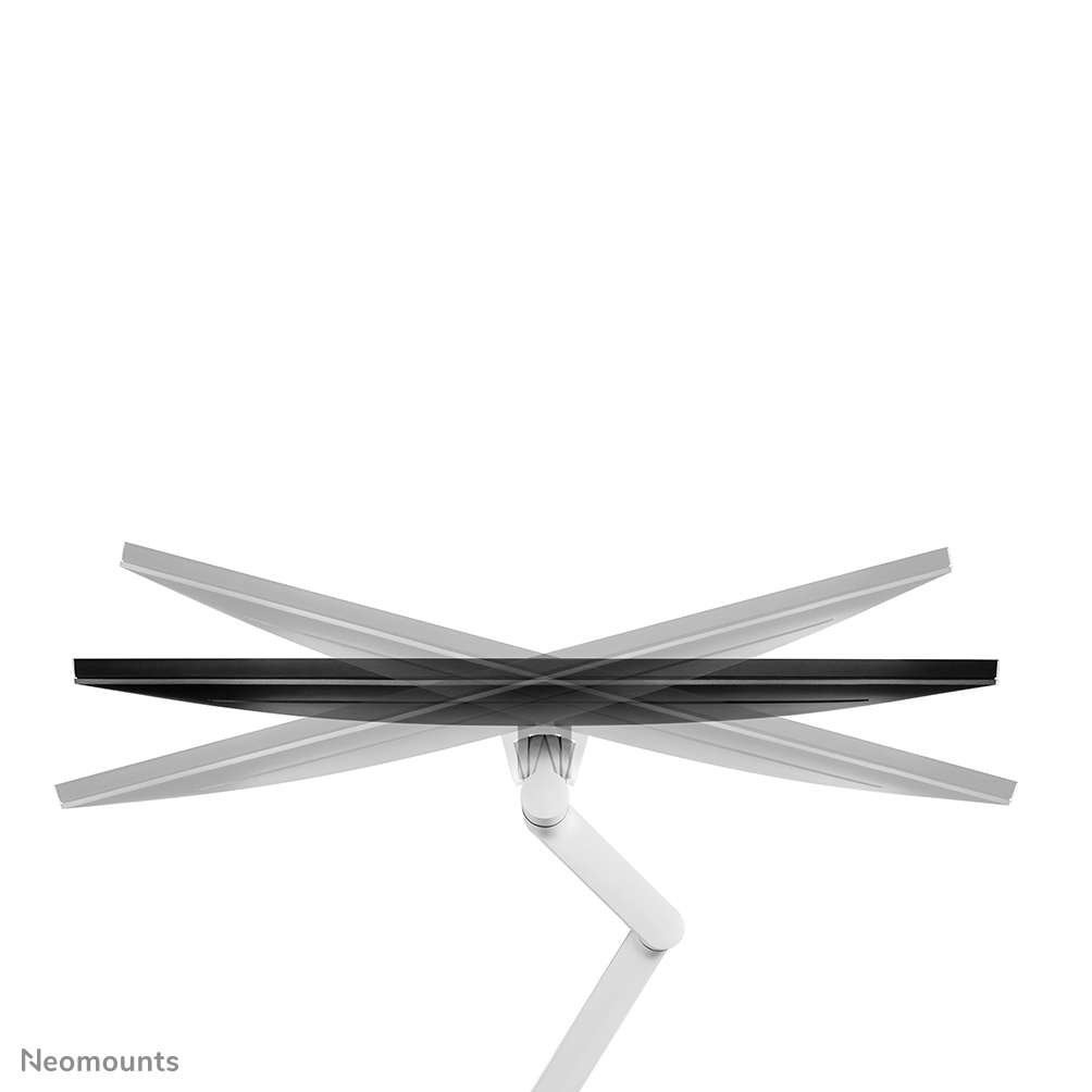 Neomounts  Full Motion Monitor Arm Desk Mount For 17-27in Two Screens - White