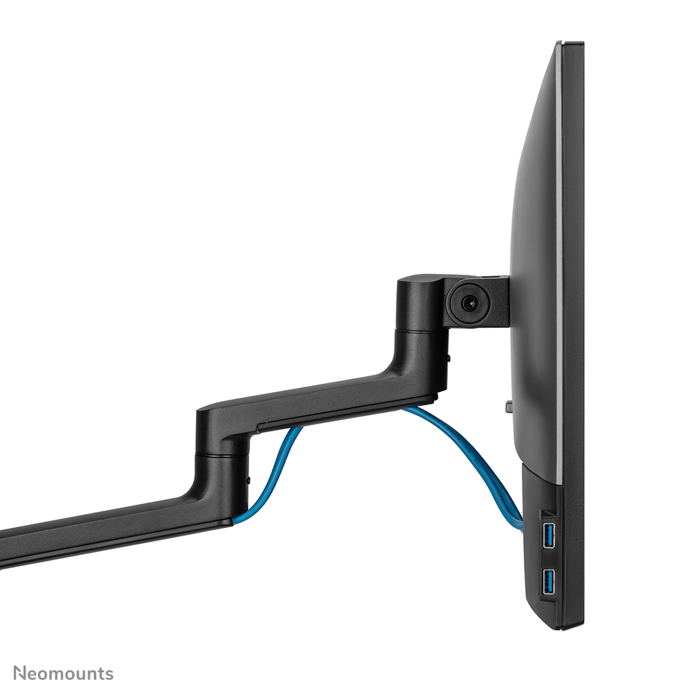 Neomounts Full Motion Monitor Arm Desk Mount For 17-27in Screens - Black