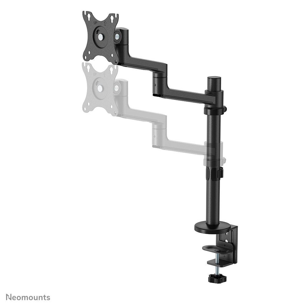 Neomounts Full Motion Monitor Arm Desk Mount For 17-27in Screens - Black