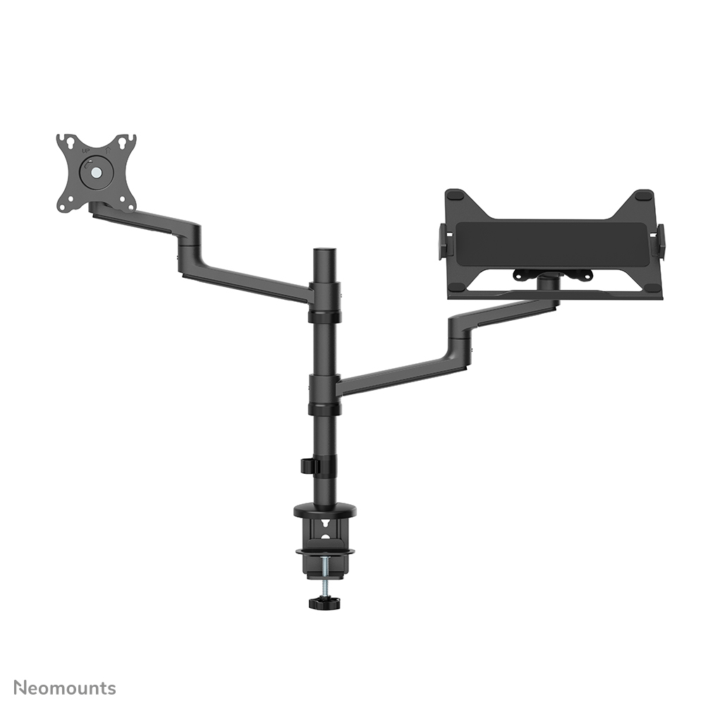 Neomounts Full Motion Monitor Arm Desk Mount For 17-27in Screens And 11 - 17in Laptops - Black