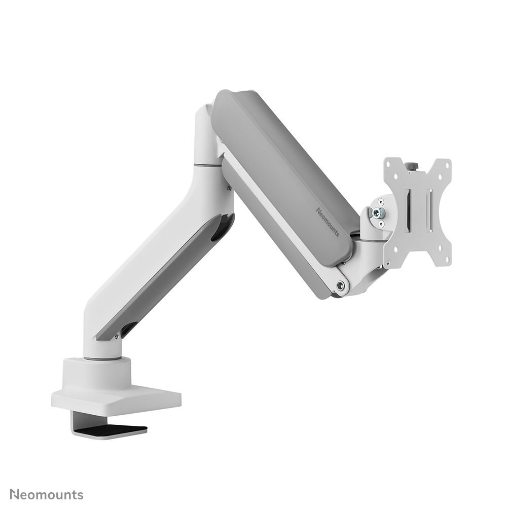Neomounts Full Motion Monitor Arm Desk Mount For 17-49in Curved Ultra-wide Screens - White