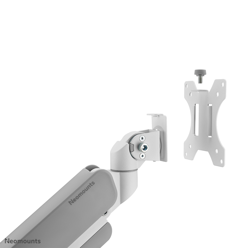 Neomounts Full Motion Monitor Arm Desk Mount For 17-49in Curved Ultra-wide Screens - White
