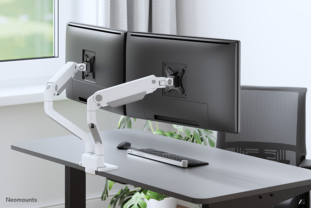 Neomounts Select Full Motion Monitor Arm Desk Mount For 17-35in Screens - White