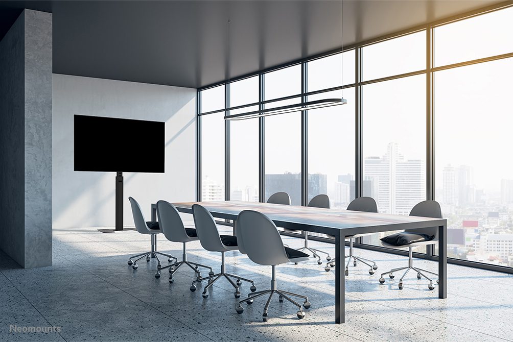 Neomounts Fl45s-825bl1 Floor Stand For 37-75in Screens - Black