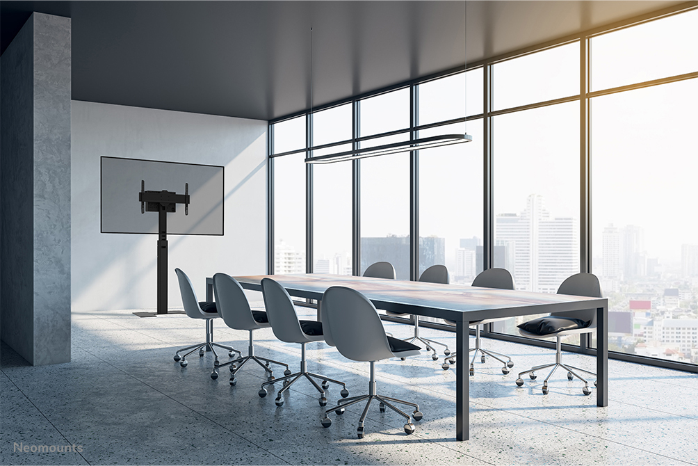 Neomounts Fl45s-825bl1 Floor Stand For 37-75in Screens - Black