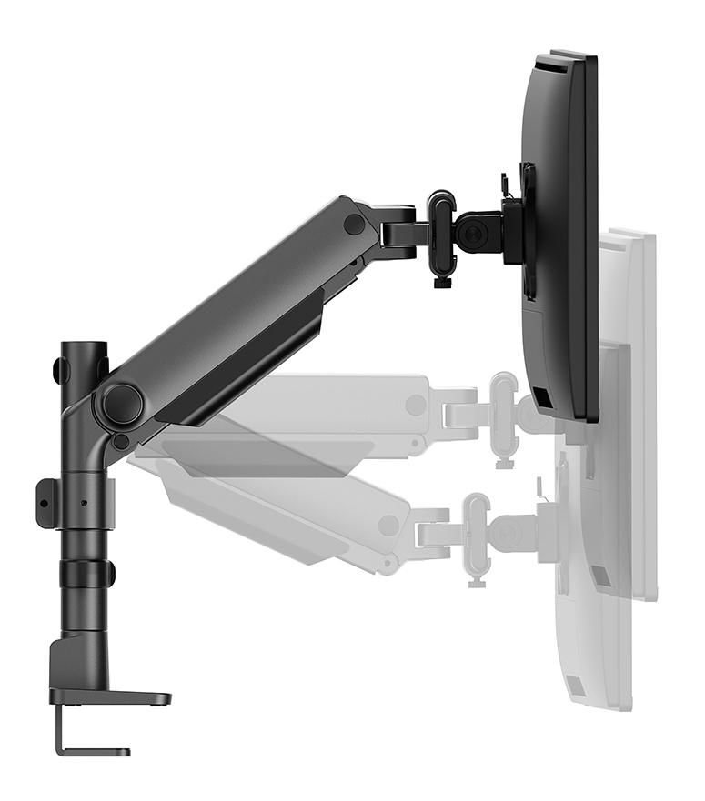 Neomounts Ds65s-950bl2 Full Motion Desk Monitor Arm For 24-34in Screens - Black