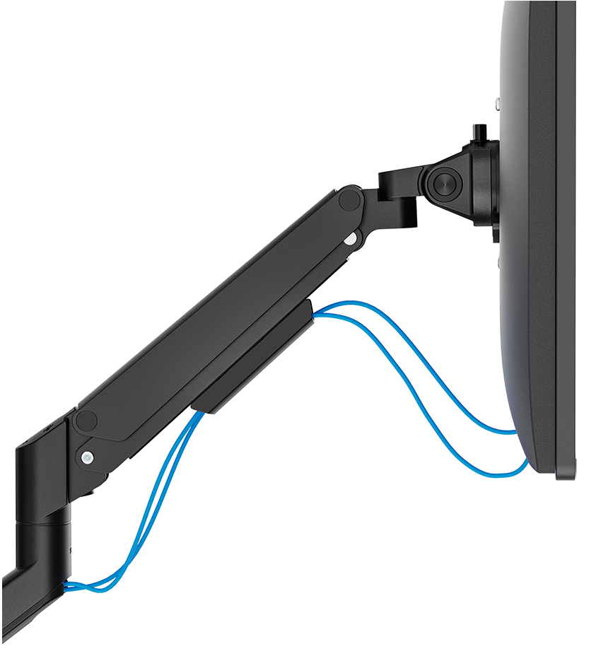 Neomounts Ds70-250bl2 Full Motion Monitor Arm Desk Mount For 17-32in Screens - Black