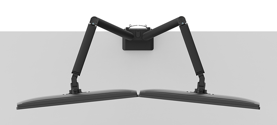 Neomounts Ds70-250bl2 Full Motion Monitor Arm Desk Mount For 17-32in Screens - Black
