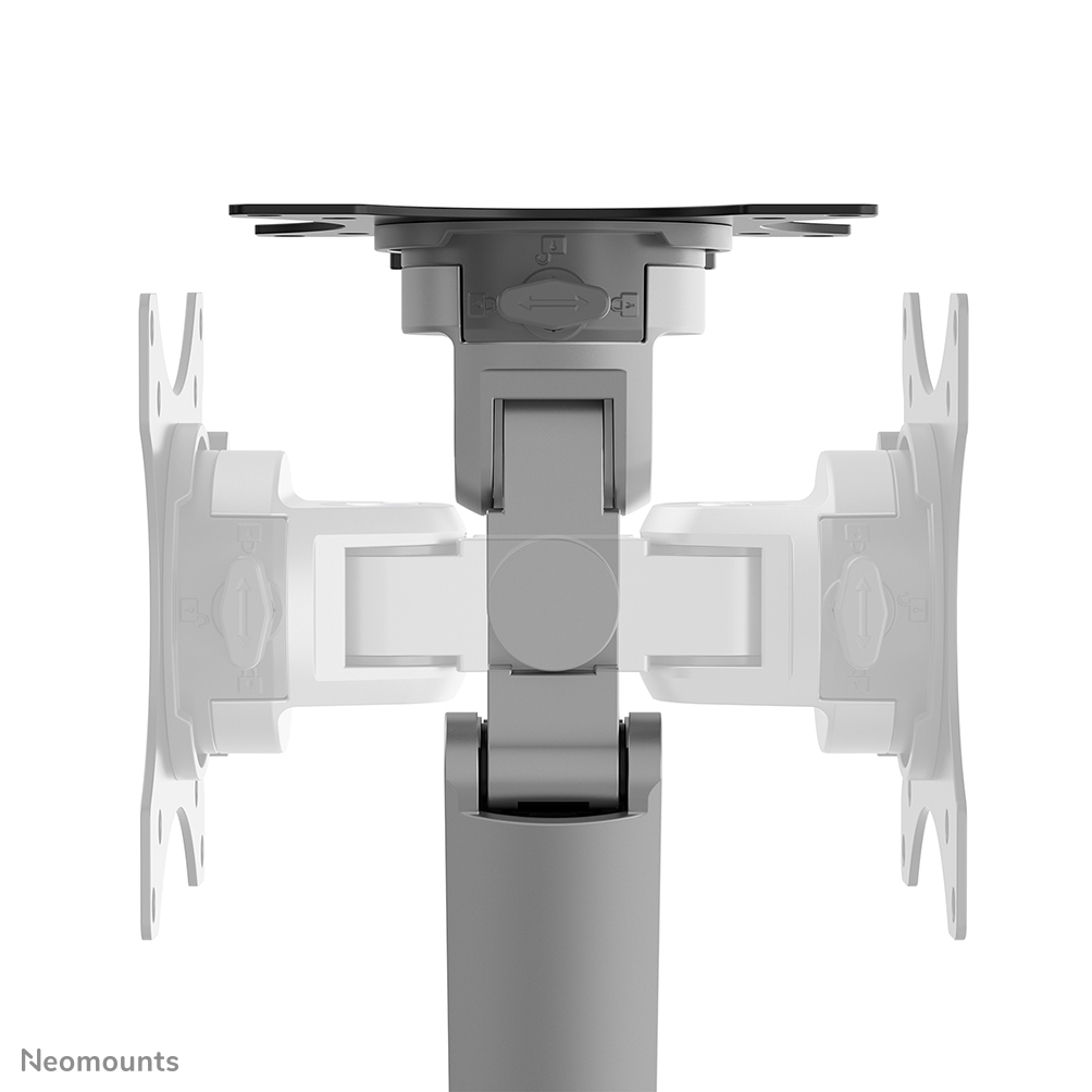 Neomounts Ds70-250sl1 Full Motion Monitor Arm Desk Mount For 17-35in Screens - Silver