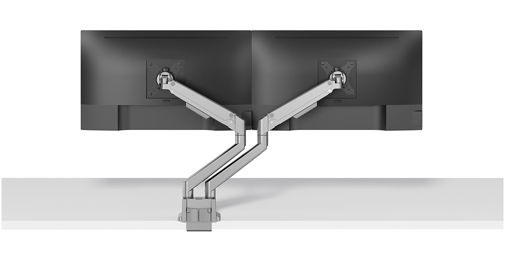 Neomounts Ds70-250sl2 Full Motion Monitor Arm Desk Mount For 17-32in Screens - Silver