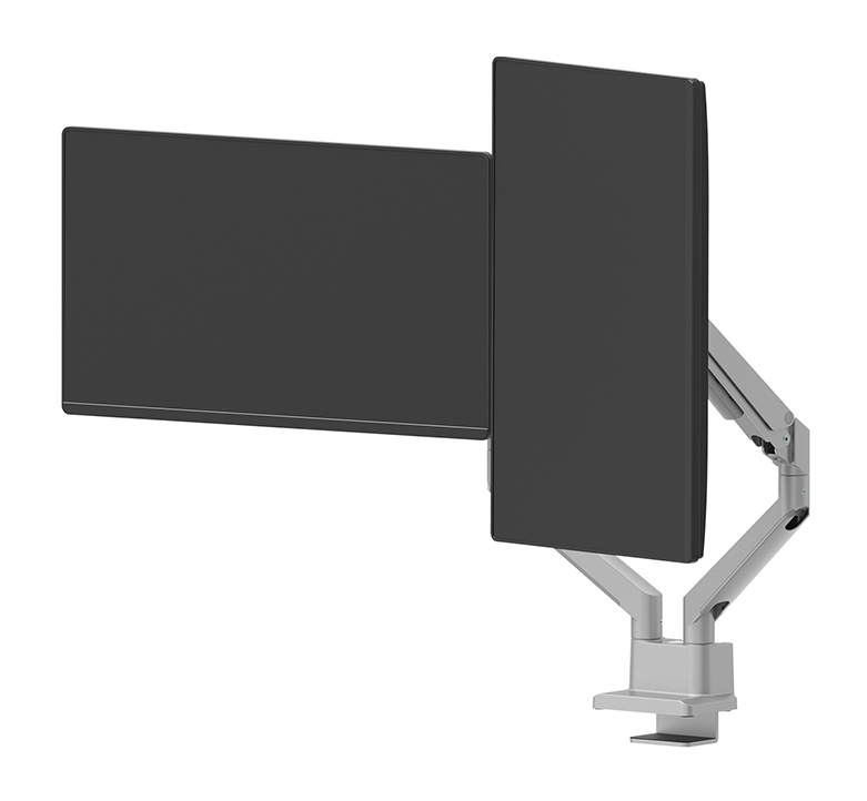 Neomounts DS70-250SL2 Full Motion Monitor Arm Desk Mount For 17-32in Screens - Silver