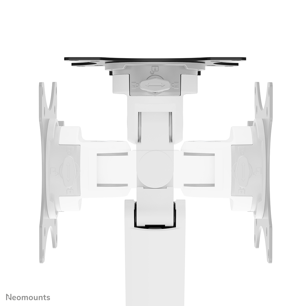 Neomounts Ds70-250wh2 Full Motion Monitor Arm Desk Mount For 17-32in Screens - White