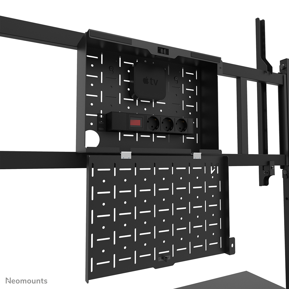 Neomounts Fl50-575bl1 Mobile Floor Stand For 65-110in Screens - Black