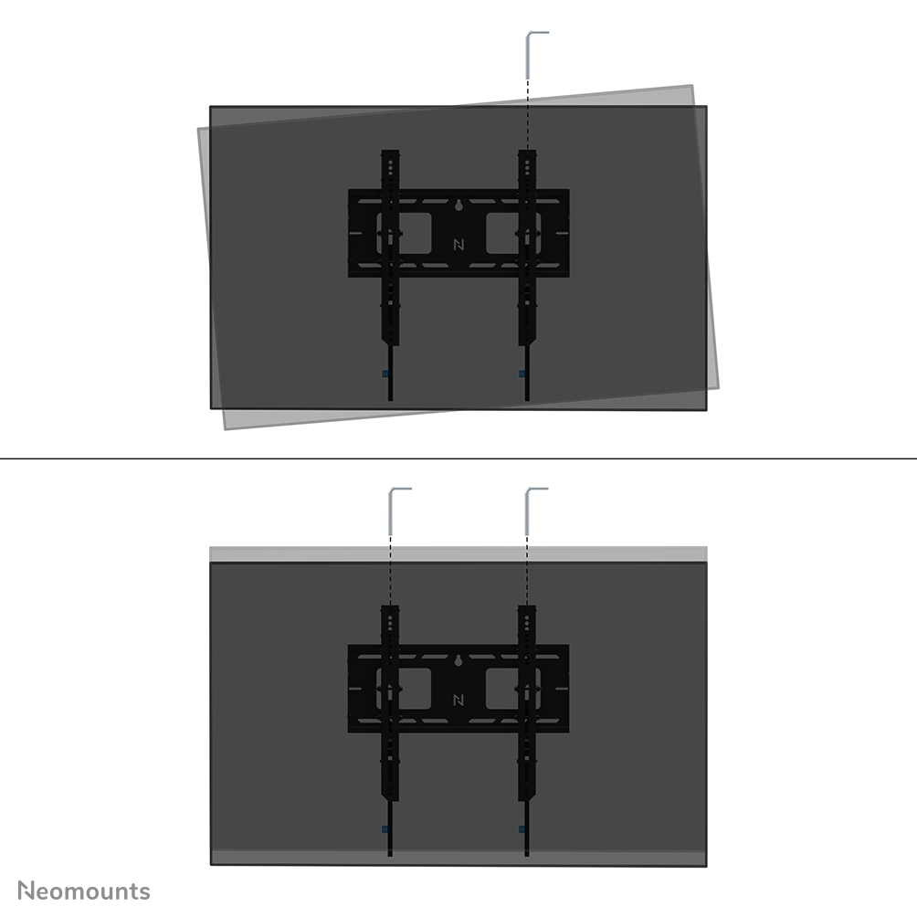 Neomounts Wl35-750bl14 Tiltable Wall Mount For 43-75