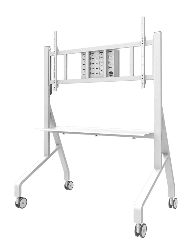 Neomounts Fl50-575wh1 Mobile Floor Stand For 65-110
