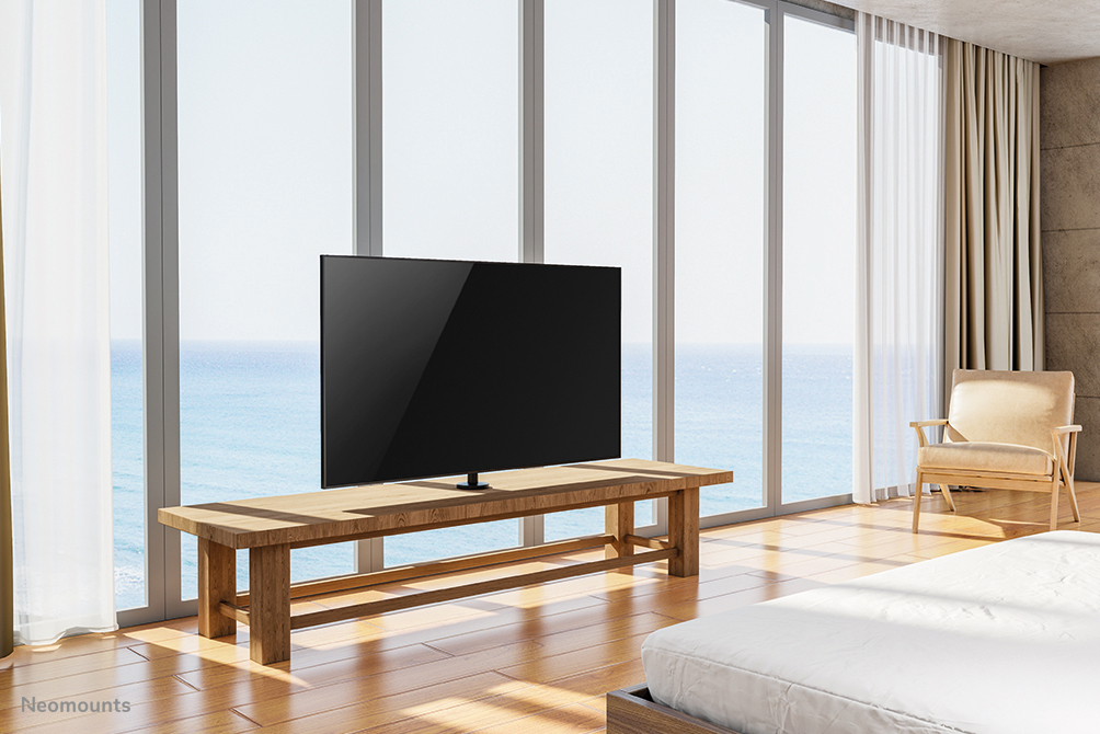 Neomounts DS42-430BL14 Bolt-down TV Desk Mount for 32-55in Screens - Black