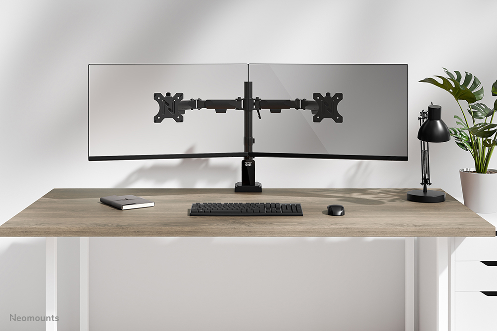 Neomounts Ds60-600bl2 Full Motion Desk Monitor Arm For 10-32in Screens - Black