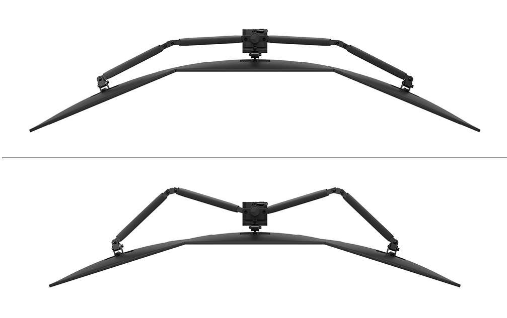 Neomounts Ds60-600bl3 Full Motion Desk Monitor Arm For 10-27