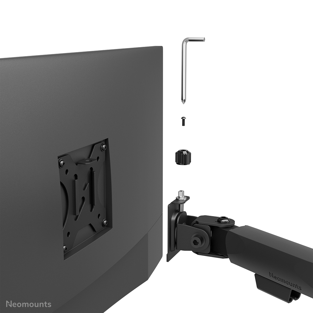 Neomounts Ds60-600bl3 Full Motion Desk Monitor Arm For 10-27