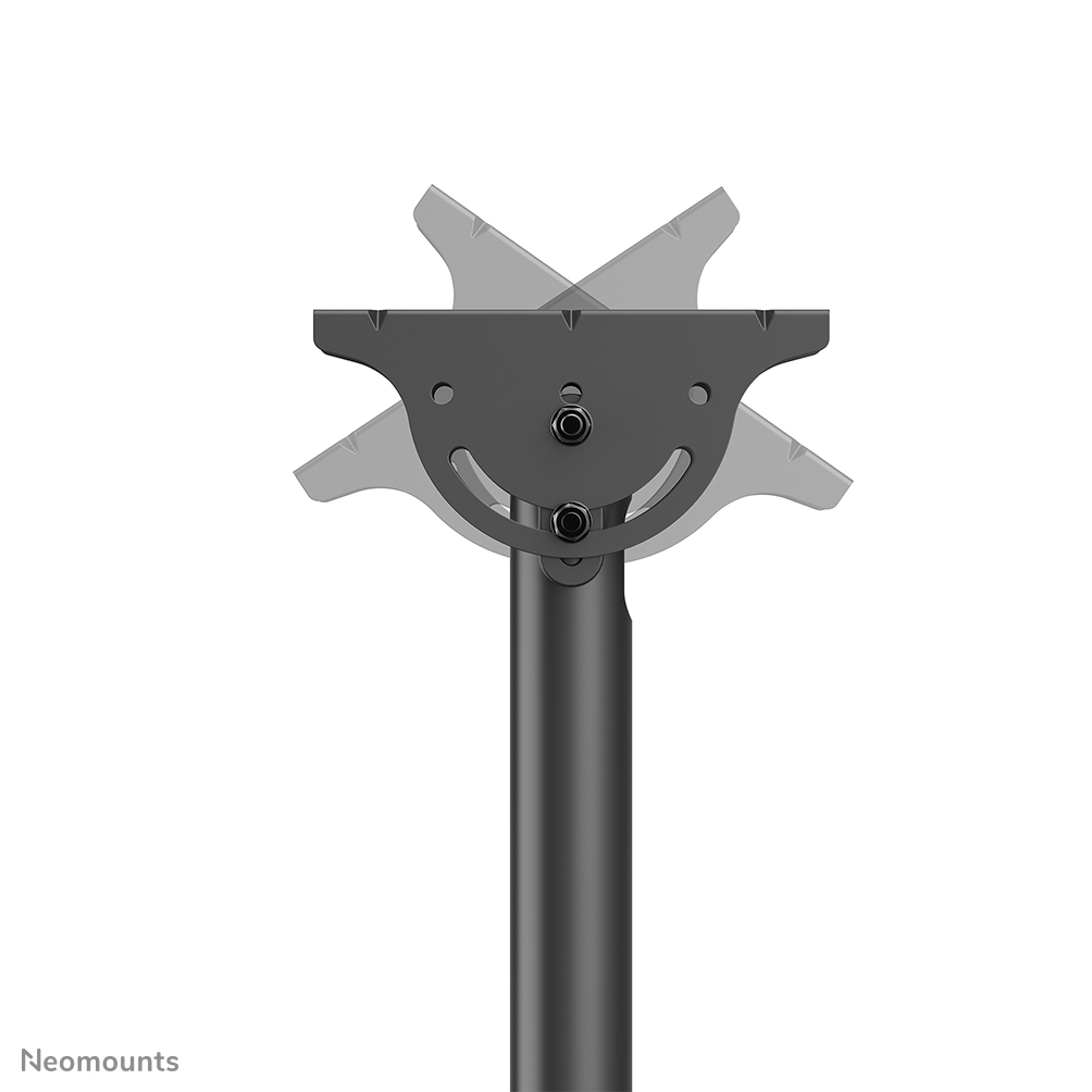 Neomounts Cl35-340bl22 Full Motion Dual Tv Ceiling Mount For 23-43in Screens - Black