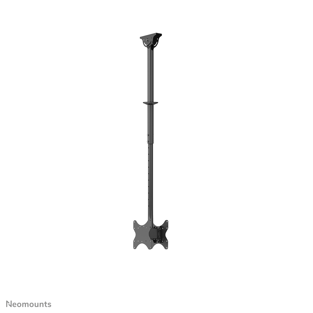 Neomounts Cl35-340bl22 Full Motion Dual Tv Ceiling Mount For 23-43in Screens - Black
