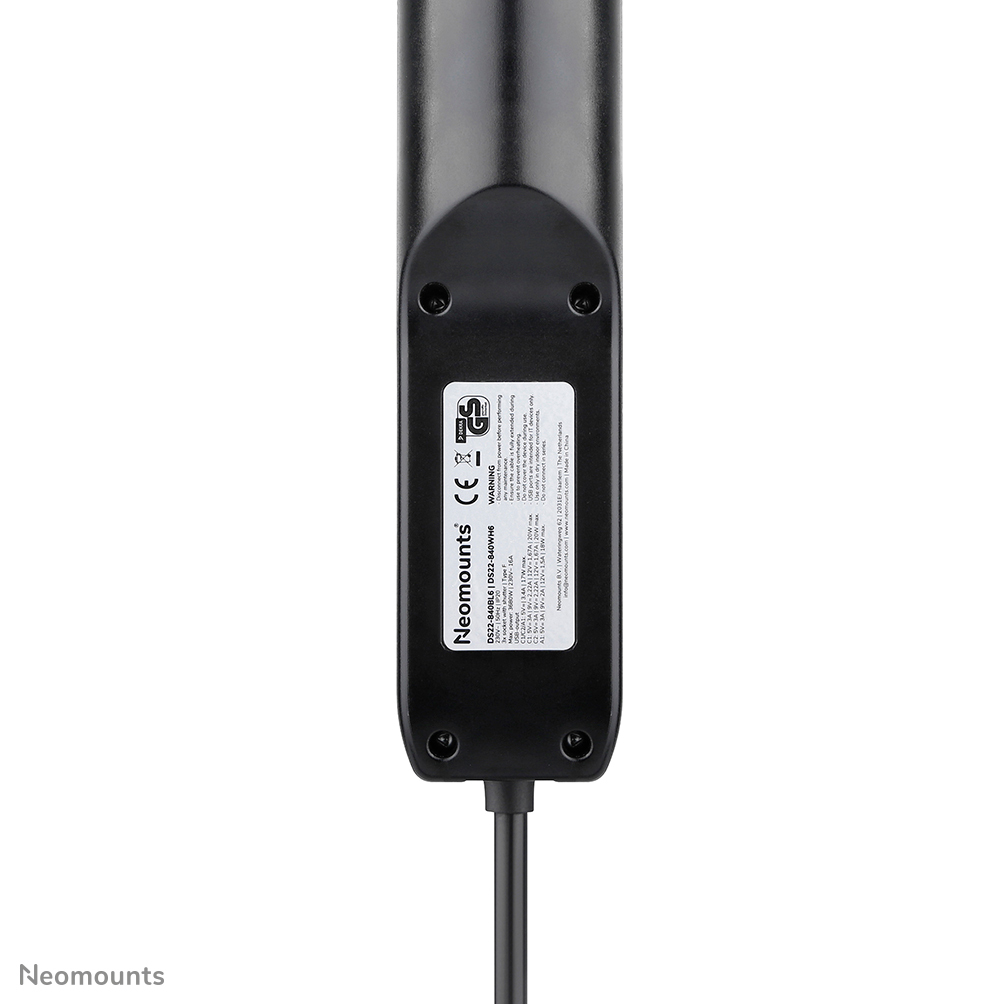 Desk Socket With Clamp And USB-C And USB-A Ports - Black