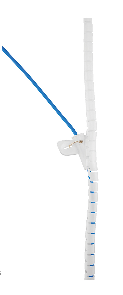 Spiral Cable Wrap 15mm Multiple Cables White