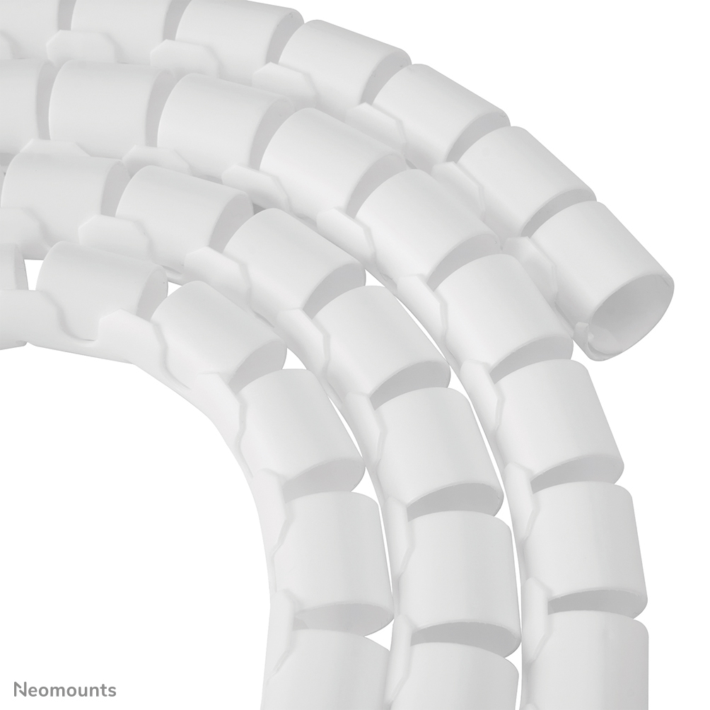 Spiral Cable Wrap 15mm Multiple Cables White