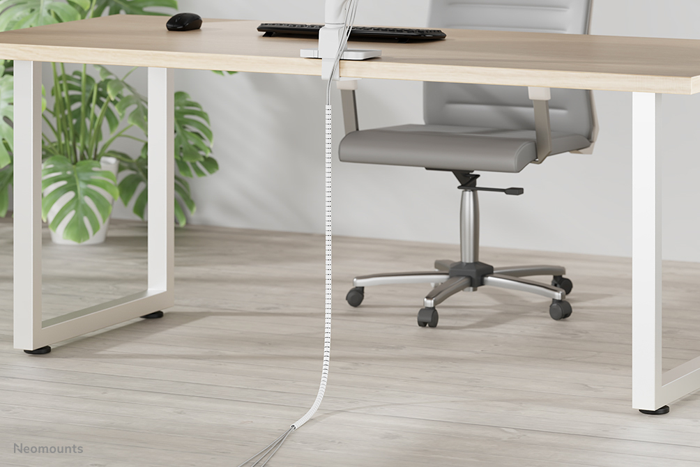 Spiral Cable Wrap 15mm Multiple Cables White