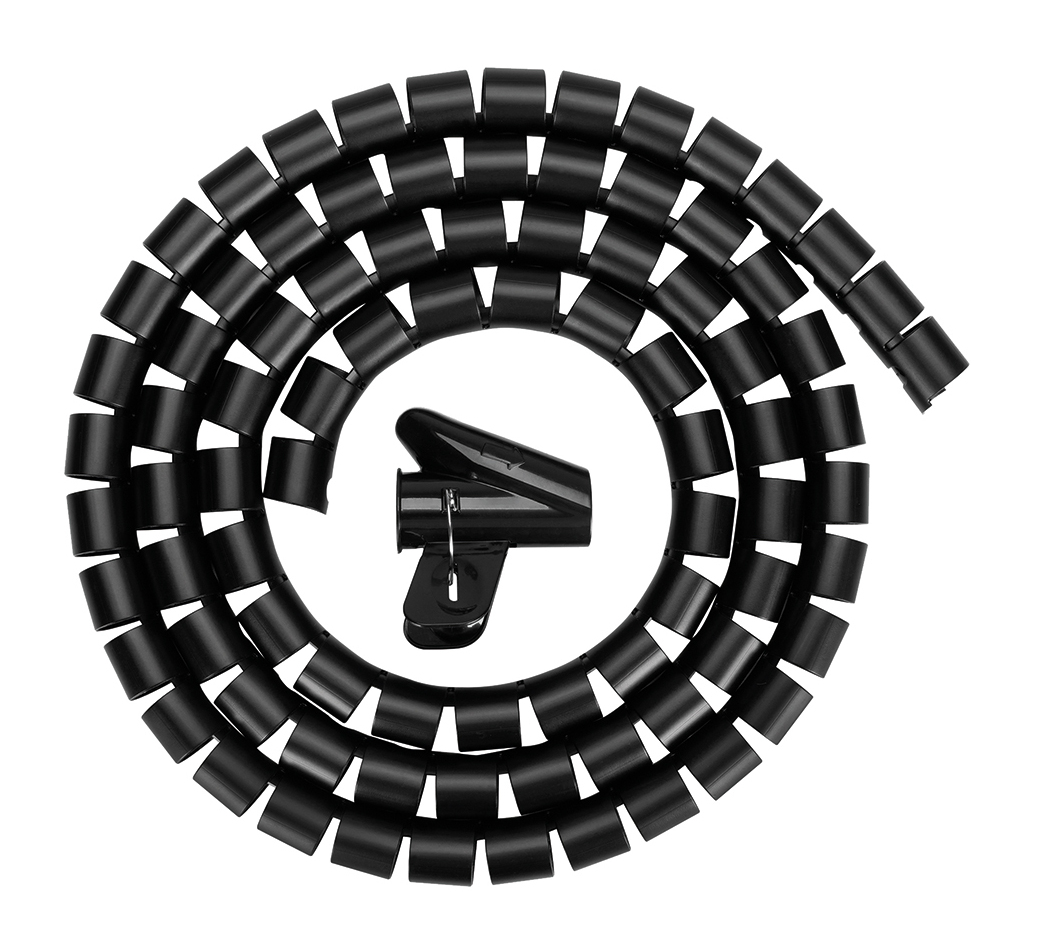 Spiral Cable Wrap 25mm Multiple Cables Black
