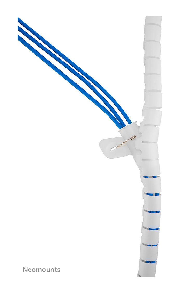 Spiral Cable Wrap 25mm Multiple Cables White