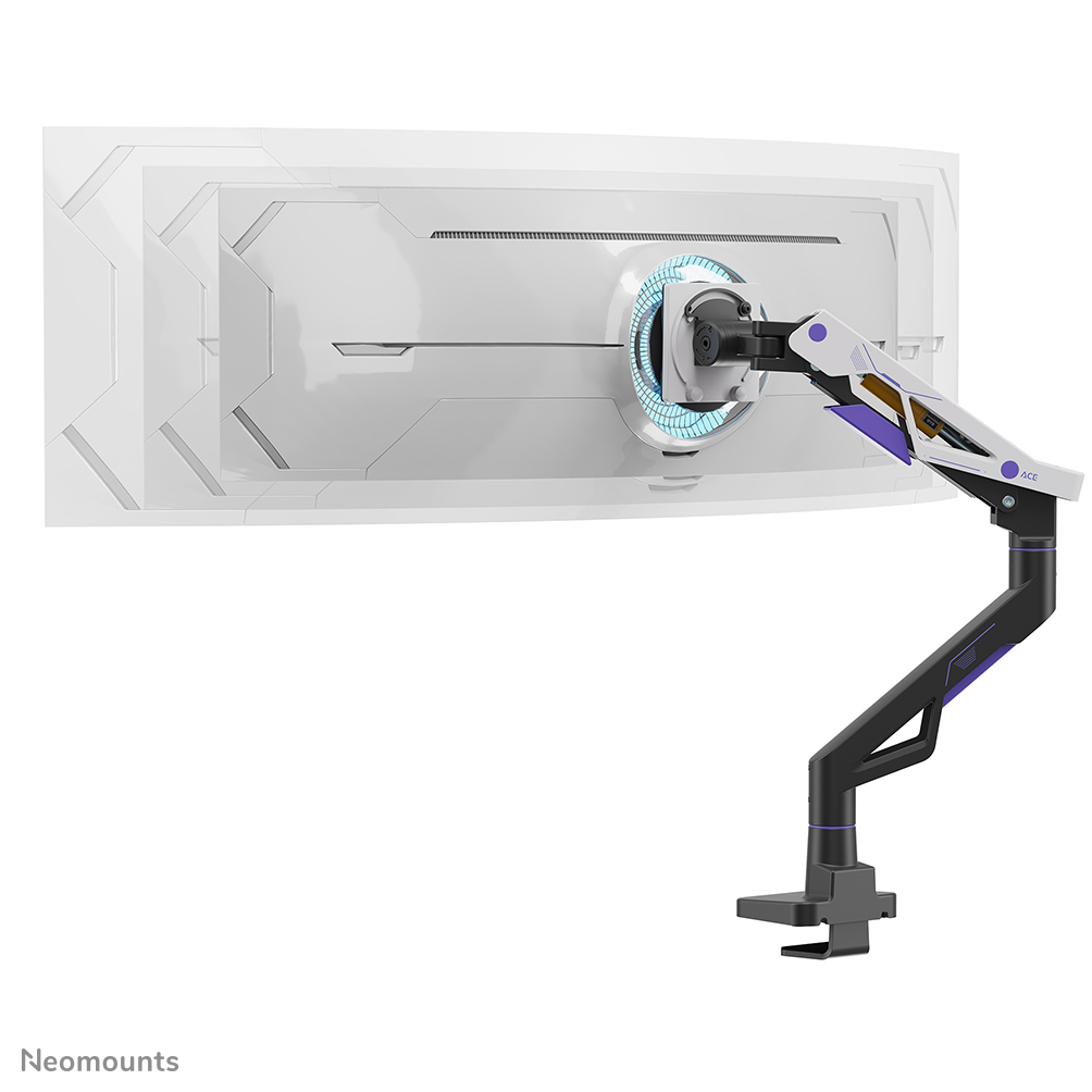 Gaming Monitor Arm 24-57in - Gas Spring - Topfix - 180�-stop