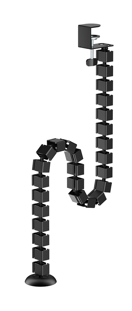 Cable Spine - Modular Vertebrae - Clamp-on Design - Universal - Black