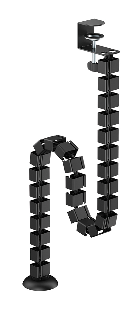 Cable Spine - Modular Vertebrae - Clamp-on Design - Universal - Black