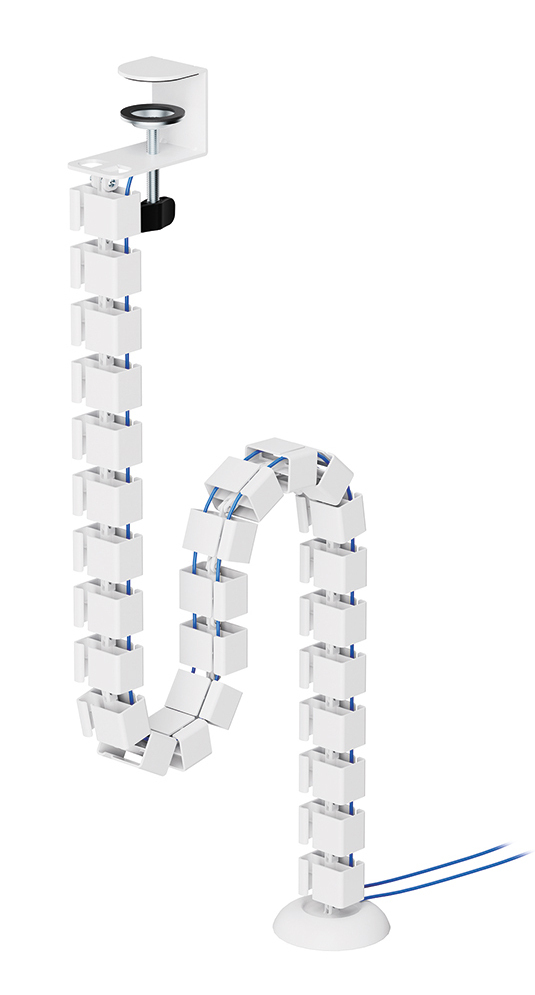 Cable Spine - Modular Vertebrae - Clamp-on Design - Universal - White