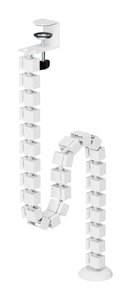 Cable Spine - Modular Vertebrae - Clamp-on Design - Universal - White