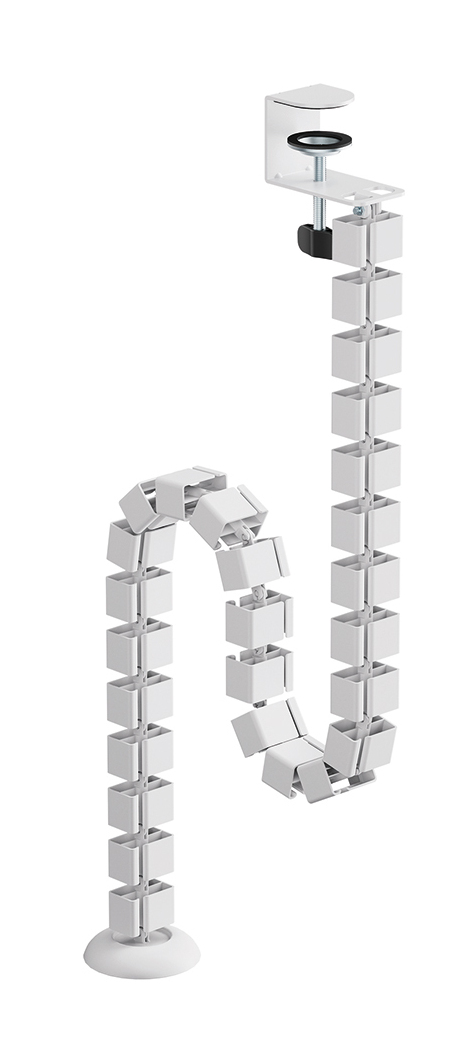 Cable Spine - Modular Vertebrae - Clamp-on Design - Universal - White