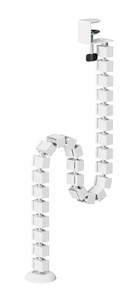 Cable Spine - Modular Vertebrae - Clamp-on Design - Universal - White