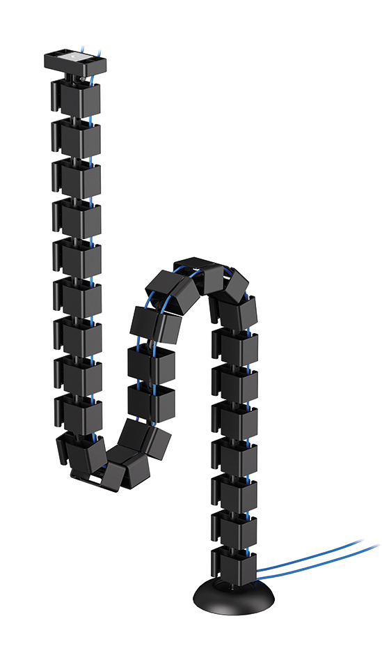 Cable Spine - Modular Vertebrae - Magnetic Fixture - Universal - Black