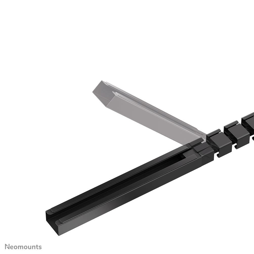 Cable Spine - Modular Vertebrae - Screw-mounted - Magnetic Cable Cover - Universal - Black