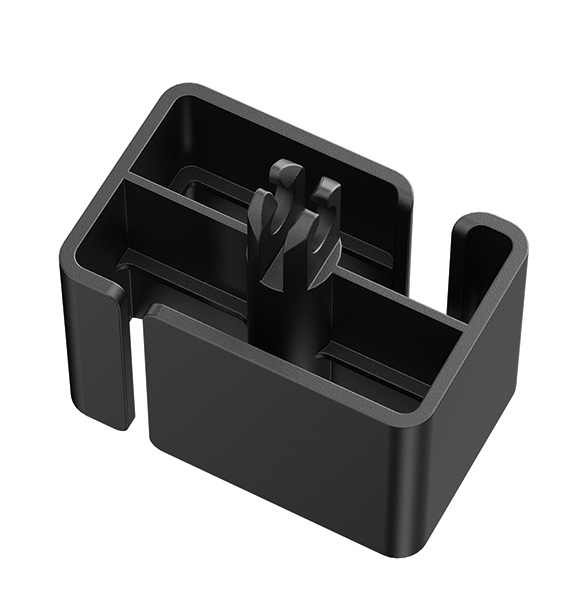 Cable Spine - Modular Vertebrae - Screw-mounted - Magnetic Cable Cover - Universal - Black