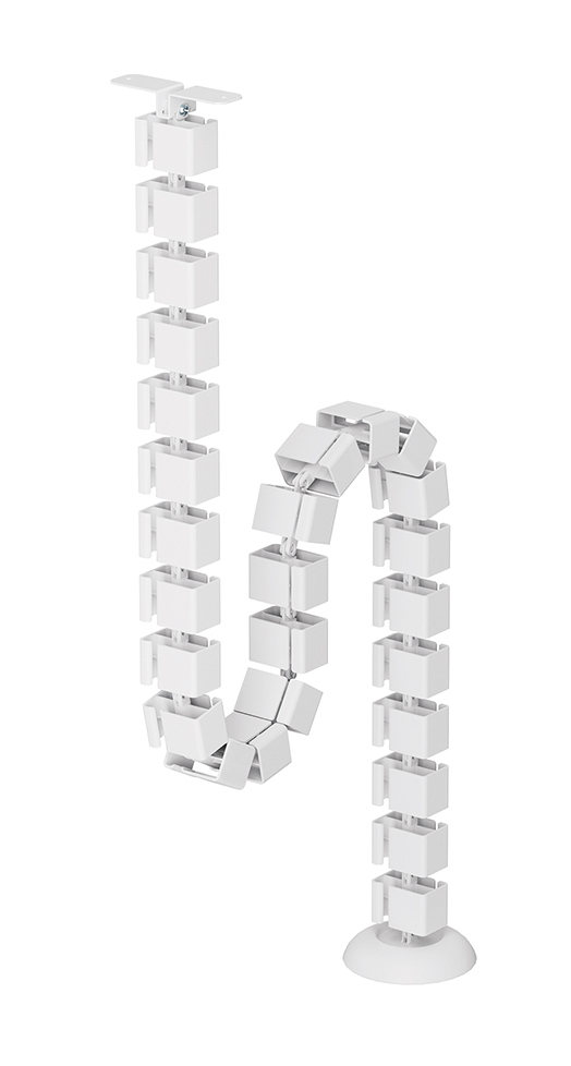 Cable Spine - Modular Vertebrae - Screw-mounted - Universal - White