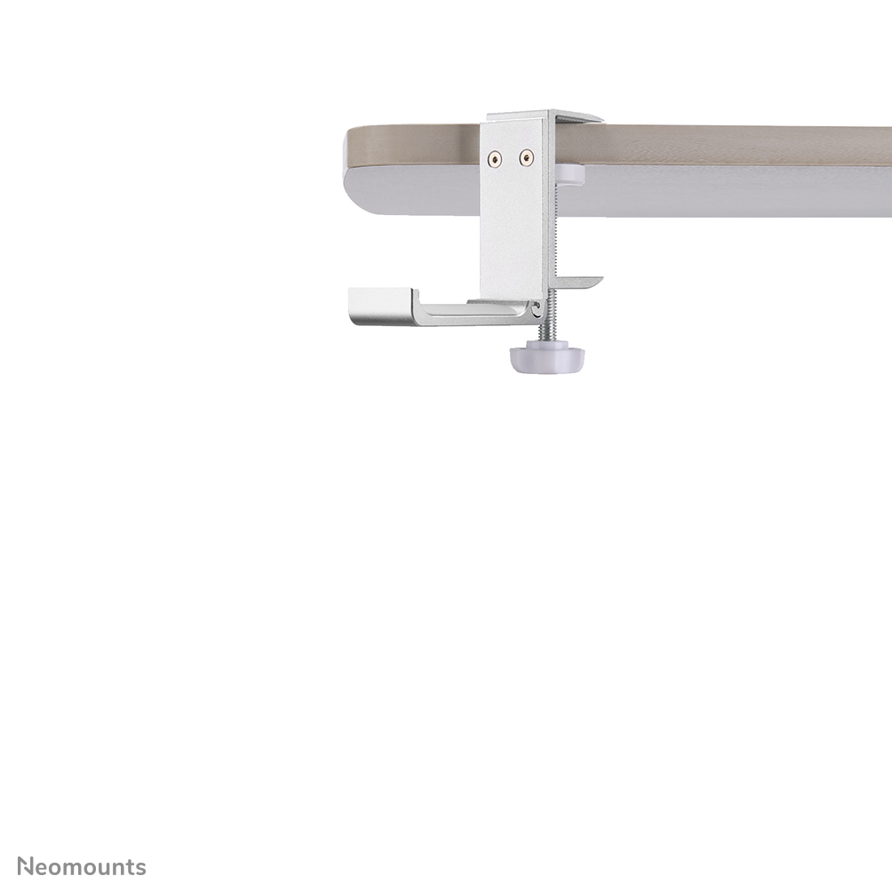 Headset Holder - Clamp-on Design - Universal - Silver