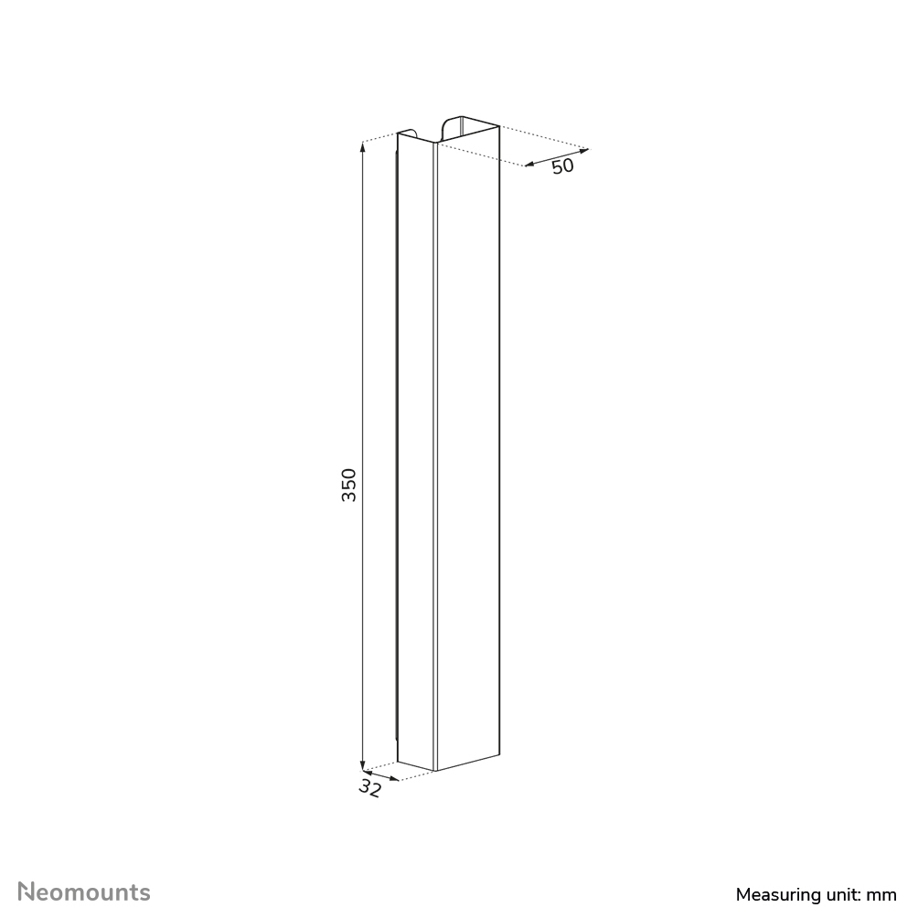 Cable Cover - Magnetic Fixture - Universal - White