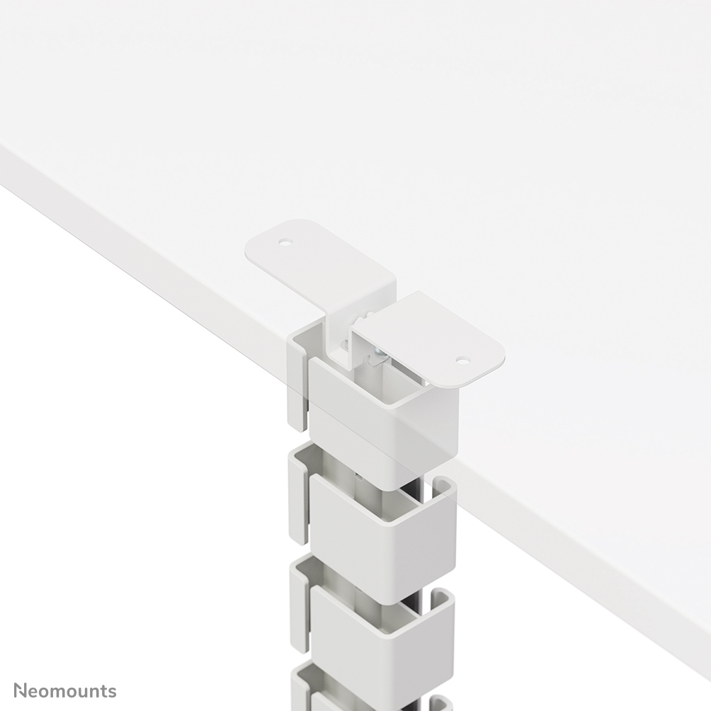 Cable Spine - Modular Vertebrae - Screw-mounted - Magnetic Cable Cover - Universal - White