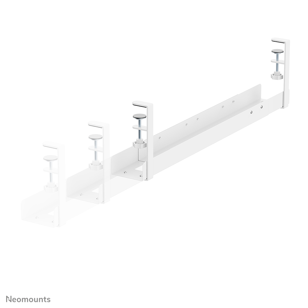 Cable Management Tray - Max 5 Kg - Clamp-on Design - Universal - White
