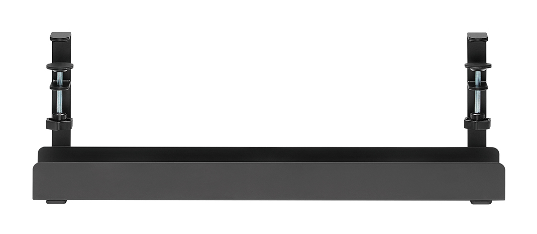 Cable Management Tray - Max 5 Kg - Clamp-on Design - Universal - Black