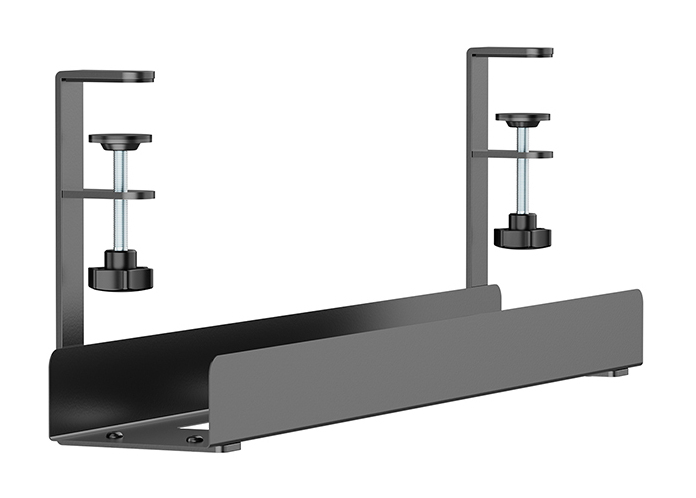 Cable Management Tray - Max 5 Kg - Clamp-on Design - Universal - Black