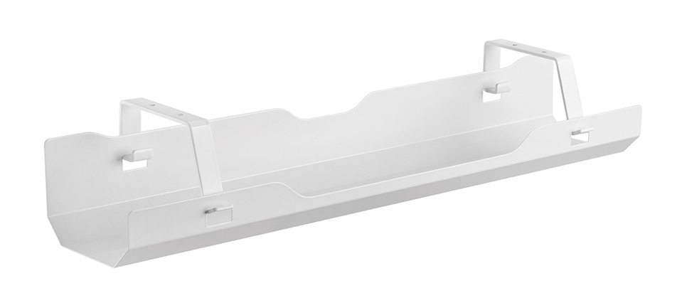 Cable Management Tray - Max 5 Kg - Screw-mounted - Universal - White
